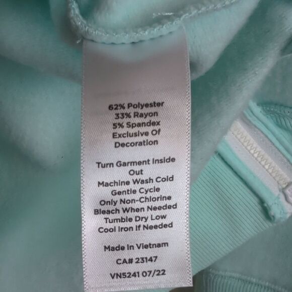 Talbots T by Talbots Plus Size Featherweight Terry Crewneck Pullover Top - Picture 8 of 10